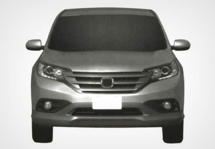 Η εμπρόσθια όψη του νέου CR-V είναι πιο «ανάλαφρη» από την αντίστοιχη του σημερινού μοντέλου. 